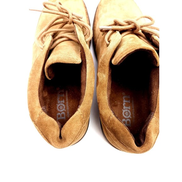 Born Mens Nigel 3-Eye Oxford Rust Brown Suede Distressed Size 9.5 M Shoes main image 10